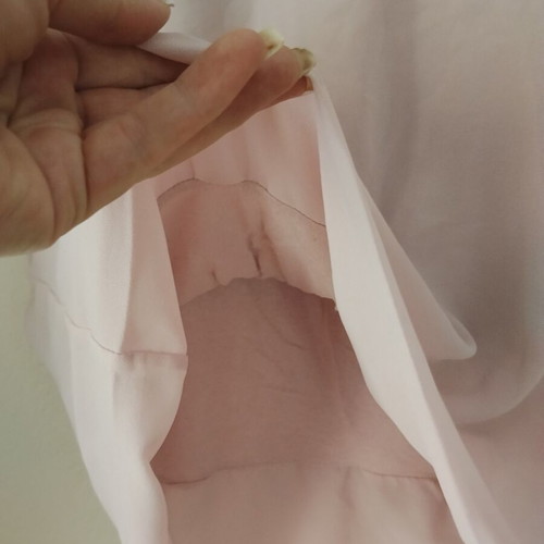 Sleeveless top pink used, airy and versatile