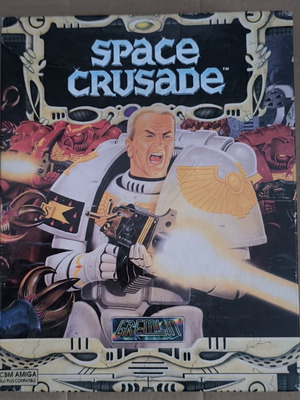 Space Crusade Gremlin Amiga game like new, complete in box