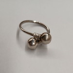 Silver ring 925 with adjustable size like new