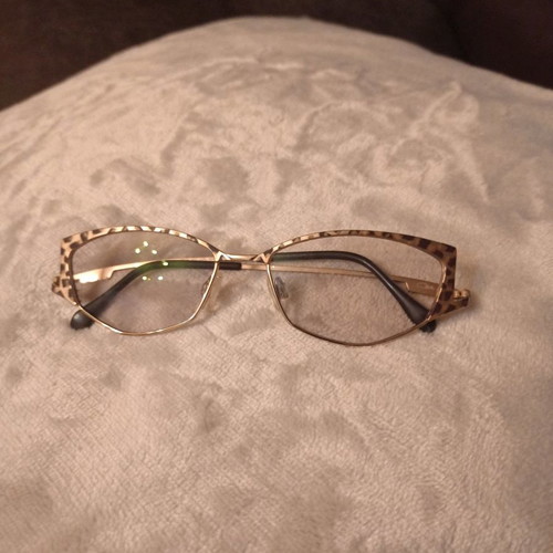 Cazal vintage 70s - 80s eyeglasses used, gold plated