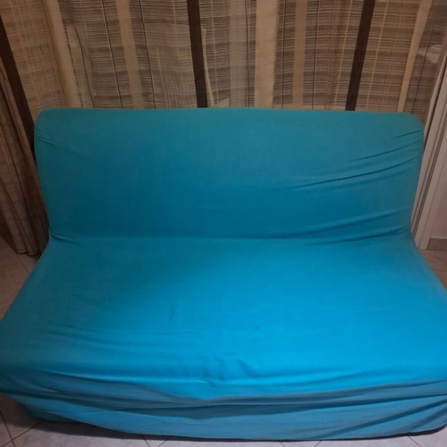 Sofa bed with 2 sets of covers, 1.40 m width
