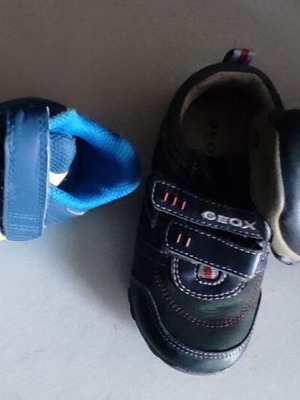 Adidas and Geox shoes pack size 22 used, leather