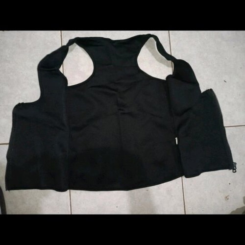 Slimming vest like new, sweat sauna vest with zipper