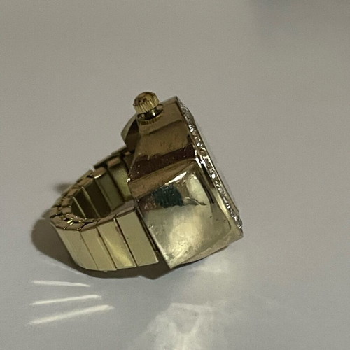 Watch ring used, gold-colored