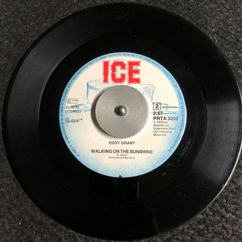 Eddy Grant Electric Avenue / Walking On Sunshine Vinyl 7" Single like new