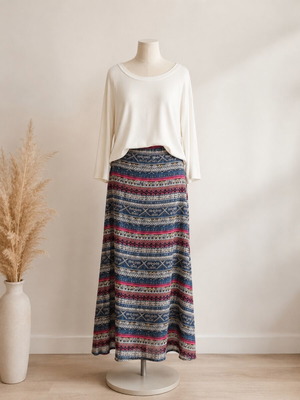 Lipsy Boho Chic Set maxi skirt and loose top like new