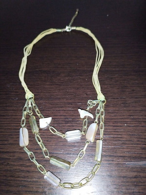 Short necklace new, gold color, summer style