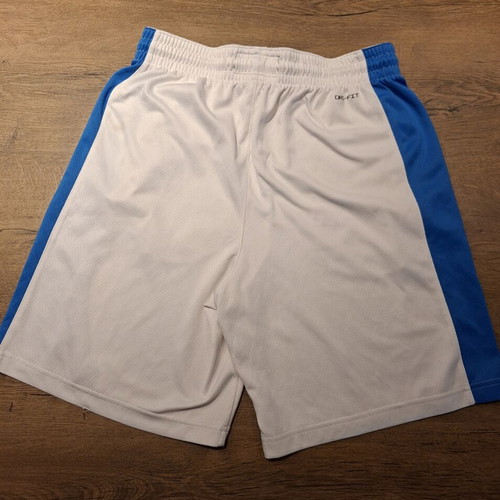 Nike Dri-FIT Greece men's basketball shorts, white and blue, size L