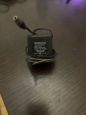 Vintage Seven Star KA-1 AC/DC adaptor 9V 500mA used