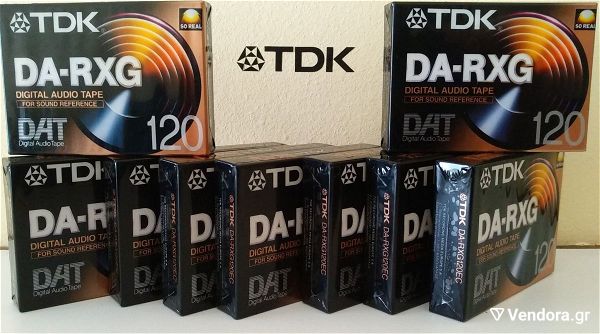 DAT kasetes TDK DA-RXG 120 ( 5 TEMAXIA sfragismenes )