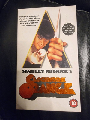 Clockwork Orange VHS like new social genre