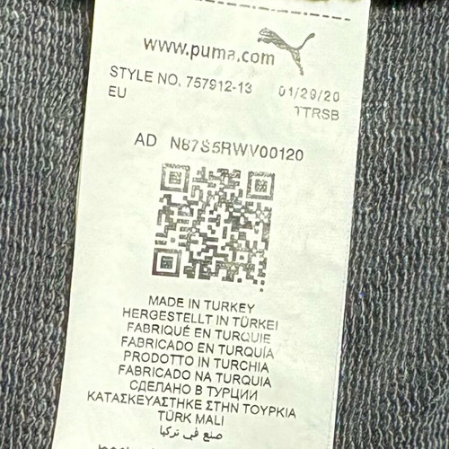 Puma x Manchester City Track Jacket like new, charcoal gray