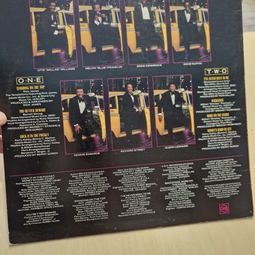 The Temptations Reunion vinyl LP album 1982 used