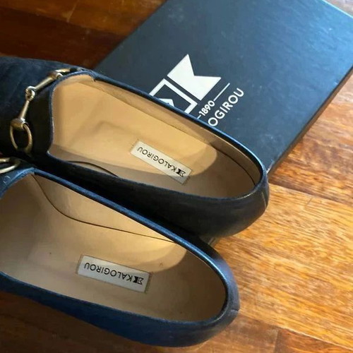 Kalogirou shoes size 37 blue used, like new