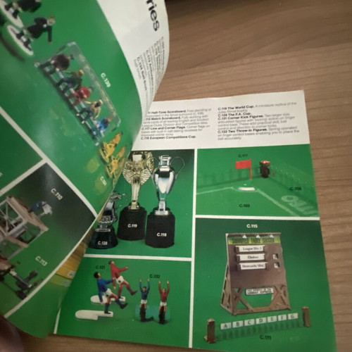 Subbuteo vintage catalogue team book since 1978