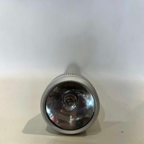Skymaster metal flashlight 36.5cm used, silver color