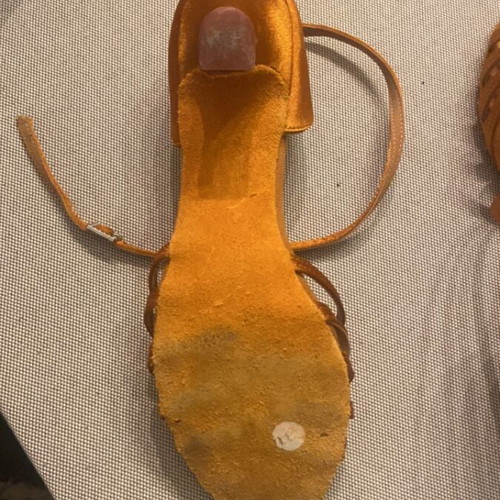 Dance shoes size 39 used, orange
