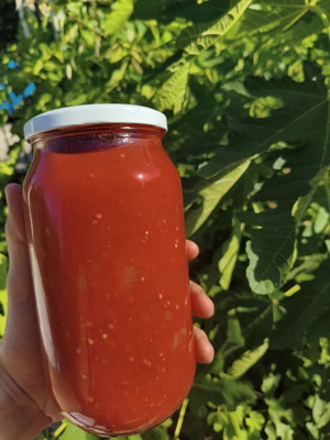 Σάλτσα ντομάτας 100% ντομάτες χωριού 1L ή 720ml καινούργια