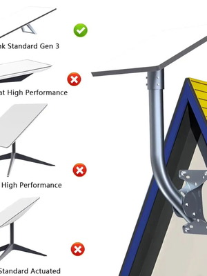 Starlink V3 ρυθμιζόμενη βάση κεραίας Tri-Mount
