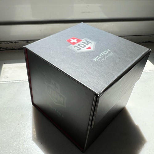 JDM Military Sapphire Echo-Black Swiss watch like new
