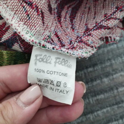 Folli Follie shoulder bag like new with tropical pattern