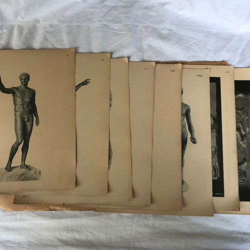 Photocopy prints used, set of 8, 1903