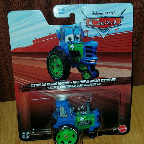 Disney Pixar Cars Clutch Aid Racing Tractor new collectible Mattel