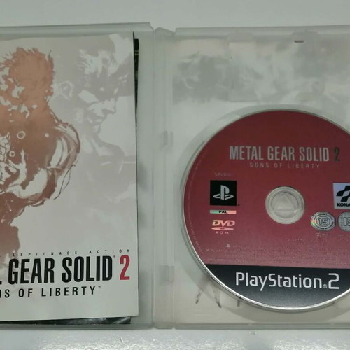Metal Gear Solid 2: Sons of Liberty PS2 game used, English