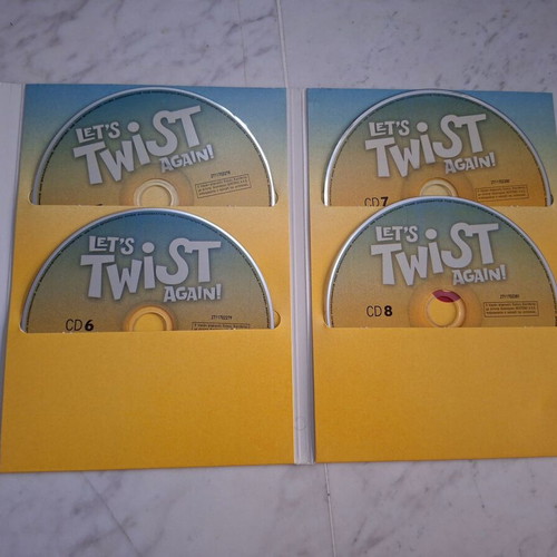 Let’s Twist Again! box set 8 CD used, classic rock and pop hits