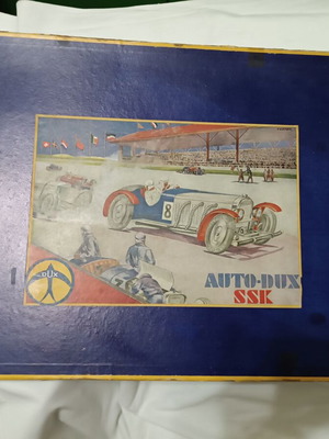 Αντίκα συναρμολογούμενο μεταλλικό αμάξι Auto-Dux Mercedes SSK 1933 μεταχειρισμένο