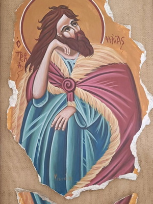 Prophet Elias Handmade Icon
