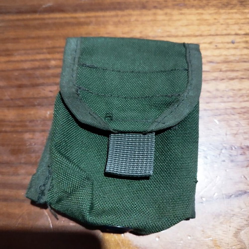 Molle pouch small, green, used general purpose