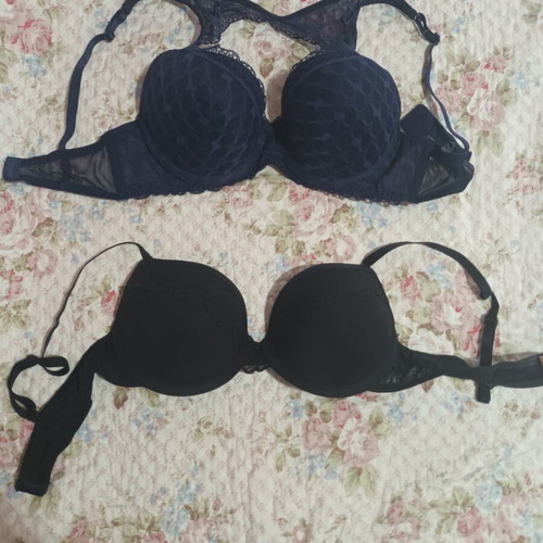 Esmara bras like new, pack of 2, black and blue