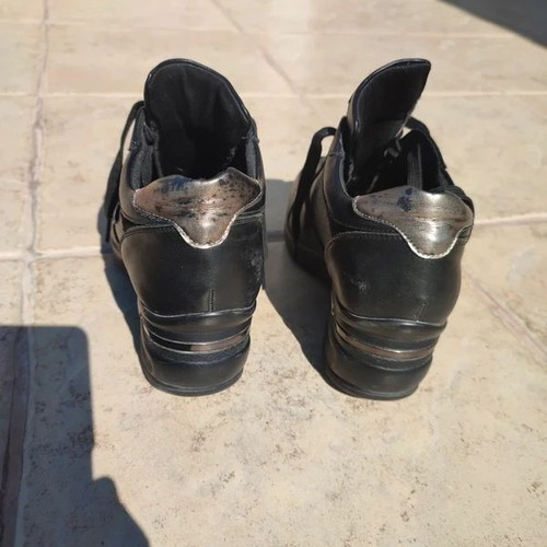 Wedge Sneakers Seven size 38 used, black with metallic details