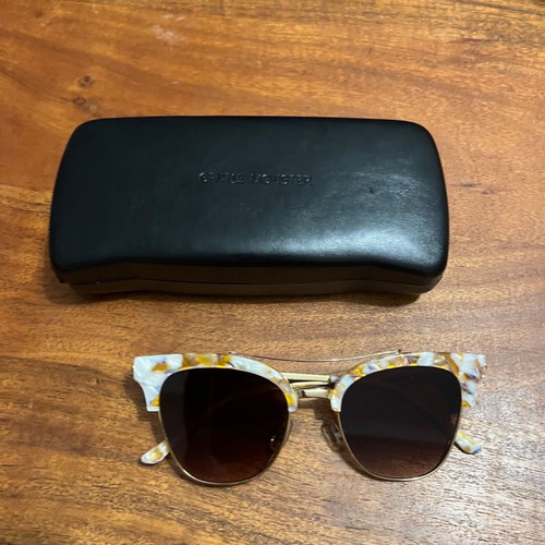Gentle Monster oversized sunglasses used, mirrored lenses