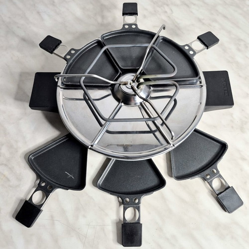 Tefal Raclette Grill for 6, vintage nonstick set