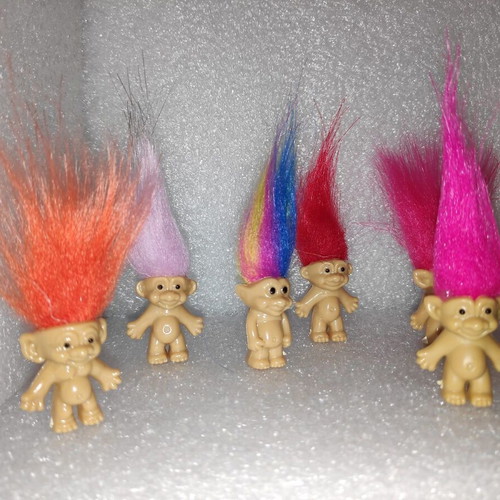 Vintage Euchoulides figures set of 10, like new, Western Animation