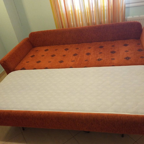 Sofa bed with mechanism in like new condition