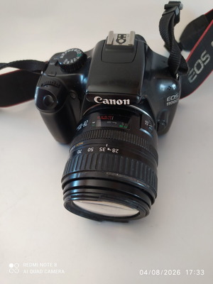 Canon 1100D camera with Canon EF 28-105 mm f/3.5-4.5 USM lens used