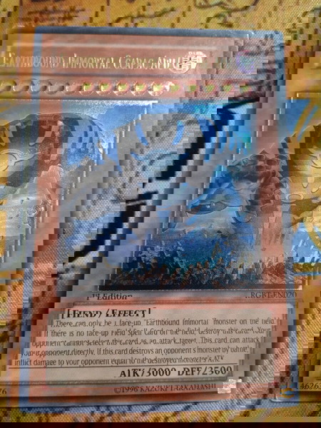 Earthbound Immortal Ccapac Apu (Ultimate Rare 1st, Yugioh)