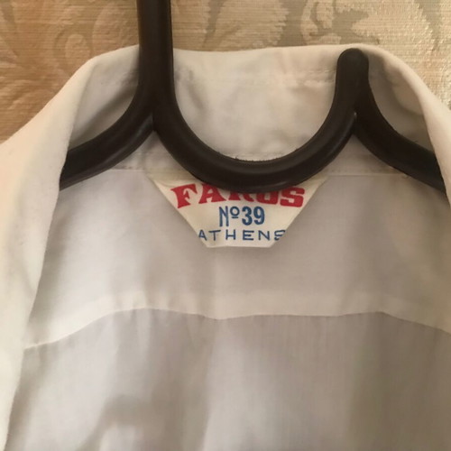 Faros women's white shirt size 39 (M) like new, retro vintage