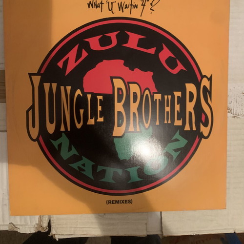 Jungle Brothers What "U" Waitin' "4"? 12" vinyl single used, hip-hop
