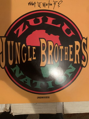 Jungle Brothers What "U" Waitin' "4"? 12" βινύλιο single μεταχειρισμένο, hip-hop