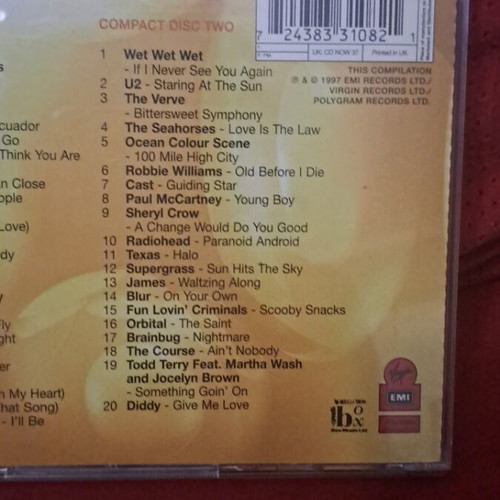 Now 37 2 CD like new, pop