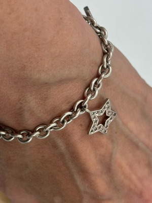 Folli Follie ασημένιο βραχιόλι 925 σαν καινούργιο με charms