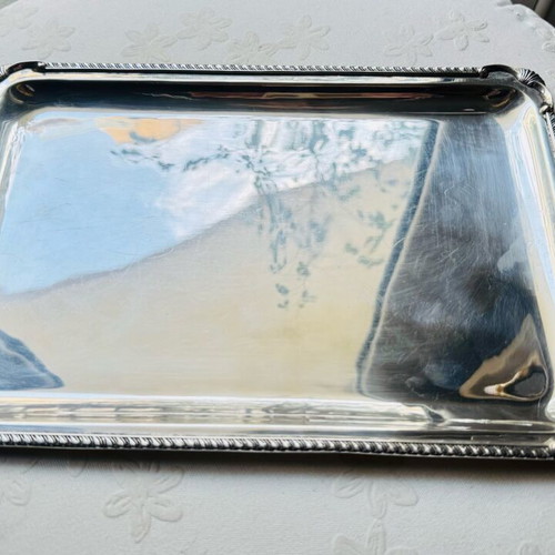 Silver Serving Tray 900, like new, 674g, vintage design