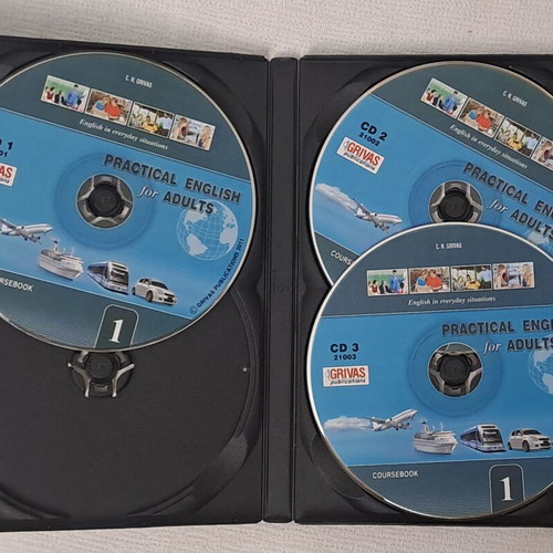 Practical English for Adults 1 Coursebook Audio 3-CD Set by Grivas Publications