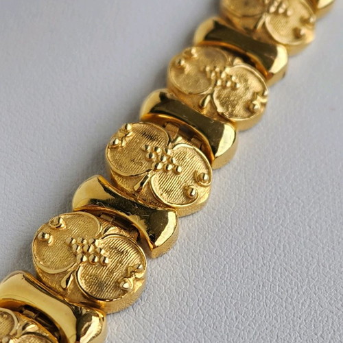 Gold bracelet 14 carat used, length 18.5cm
