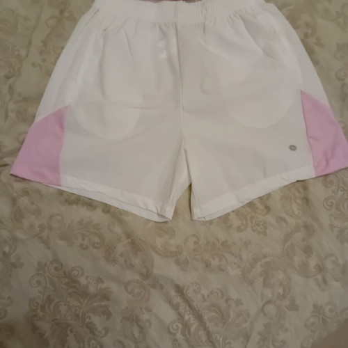 Girls' sports set, white and pink, size 152 cm