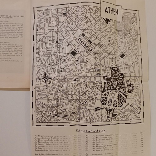 Die Akropolis und ihre Umgebung German travel guide used